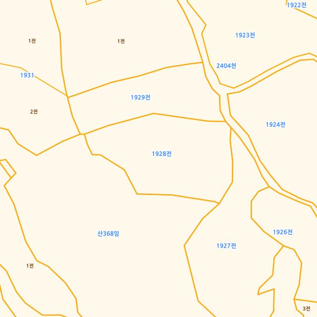 강원특별자치도 평창군 진부면 송정리 1928 지적도