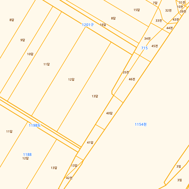 전북특별자치도 군산시 임피면 영창리 1187-13 지적도