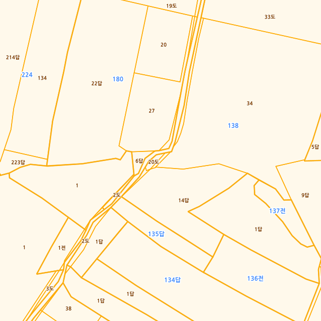 전북특별자치도 익산시 송학동 138-36 지적도