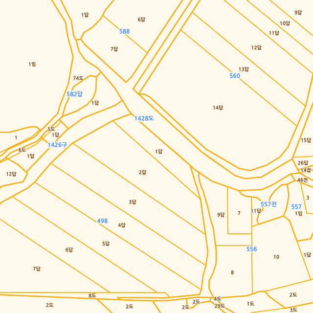 전북특별자치도 익산시 낭산면 삼담리 498-1 지적도