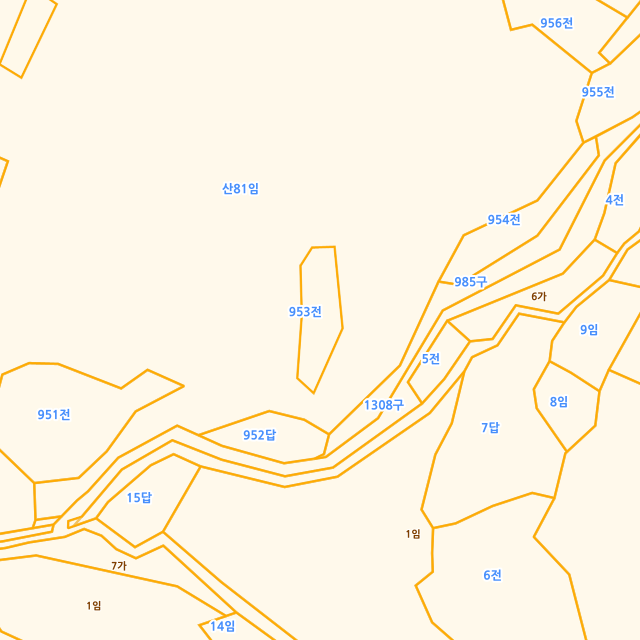 전북특별자치도 장수군 장수읍 수분리 953 지적도