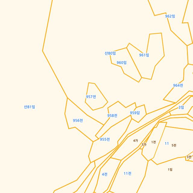 전북특별자치도 장수군 장수읍 수분리 957 지적도