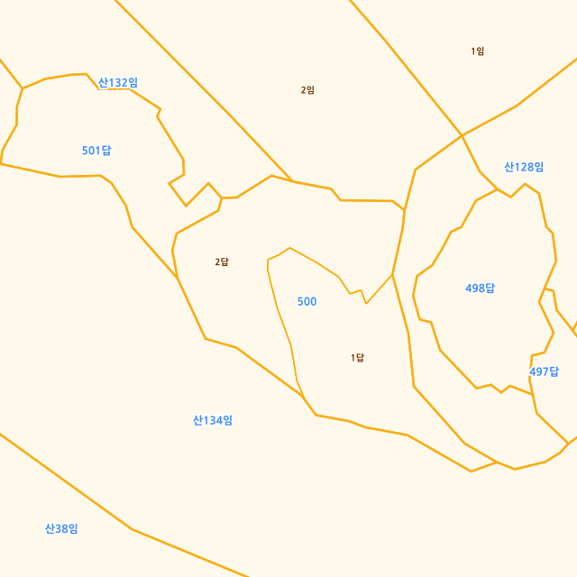 전북특별자치도 순창군 풍산면 죽곡리 500-2 지적도