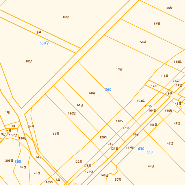 전북특별자치도 부안군 변산면 운산리 360-60 지적도