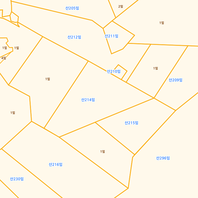 부산광역시 강서구 성북동 산214 지적도