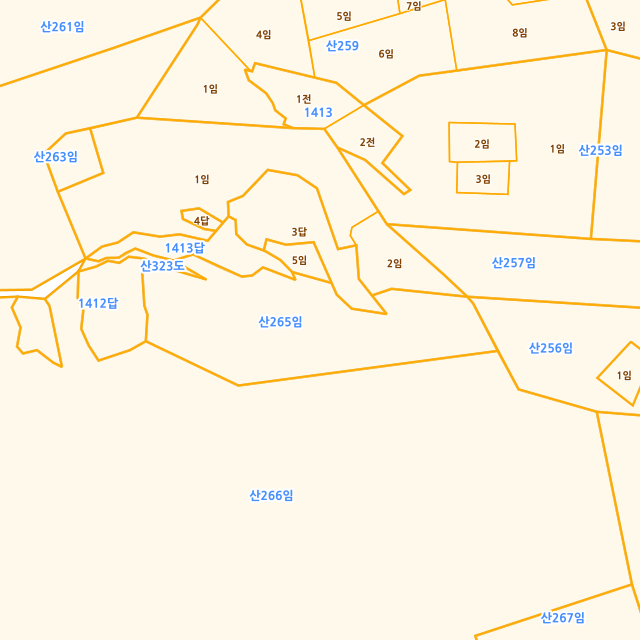 부산광역시 강서구 성북동 산265 지적도