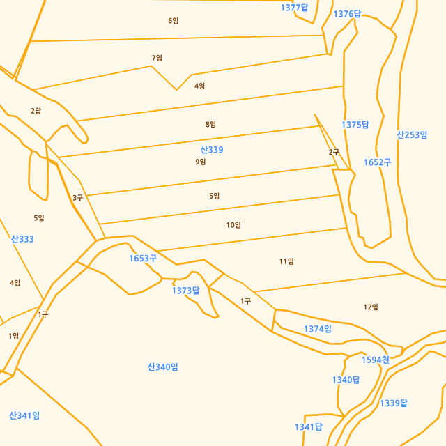 울산광역시 중구 성안동 산339-10 지적도