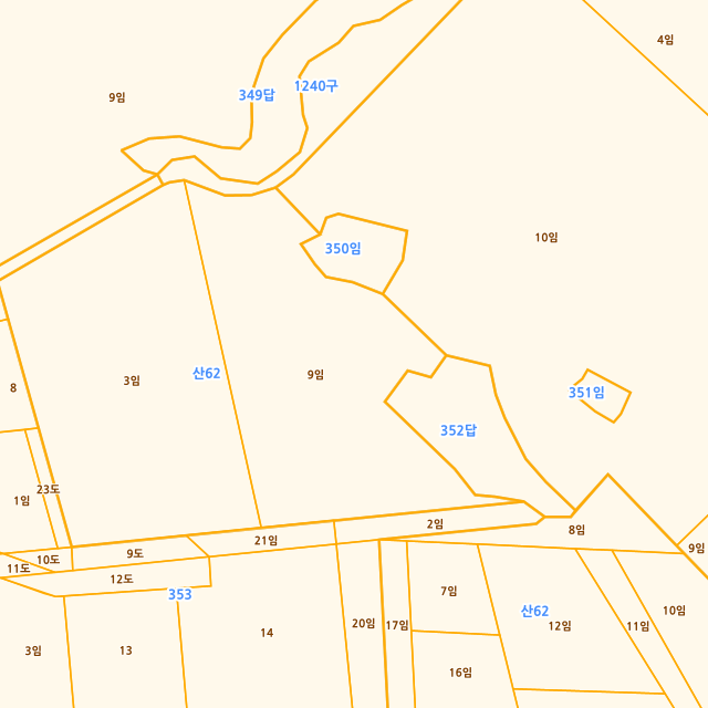울산광역시 울주군 서생면 화산리 산62-9 지적도