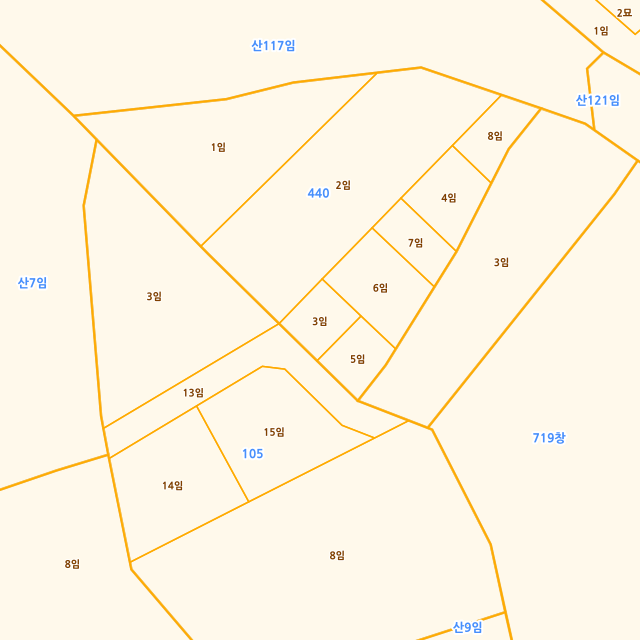 경기도 평택시 포승읍 방림리 440-3 지적도
