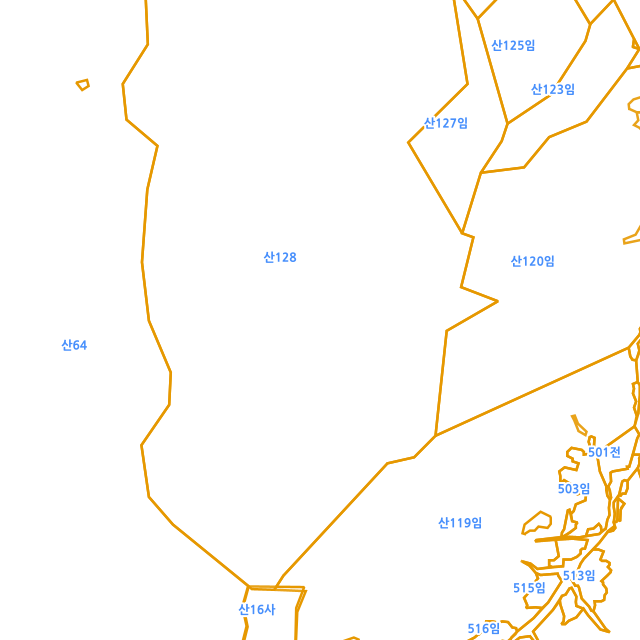 경기도 하남시 항동 산128-3 지적도