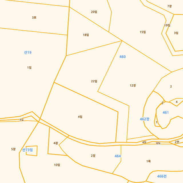 경기도 안성시 대덕면 보동리 460-22 지적도