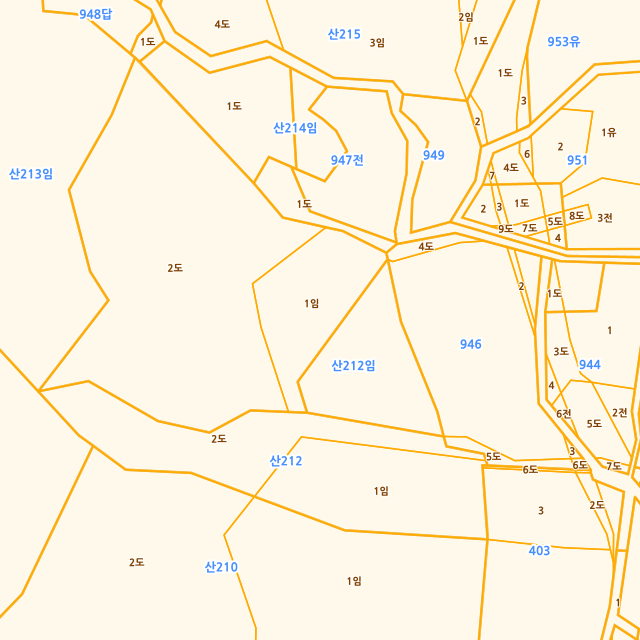 경기도 안성시 죽산면 용설리 산213-1 지적도