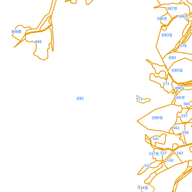 경기도 안성시 죽산면 칠장리 산82-28 지적도
