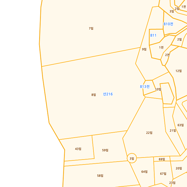 경기도 화성시 송산면 고포리 산216-8 지적도