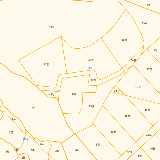 경기도 화성시 팔탄면 구장리 949-41 지적도