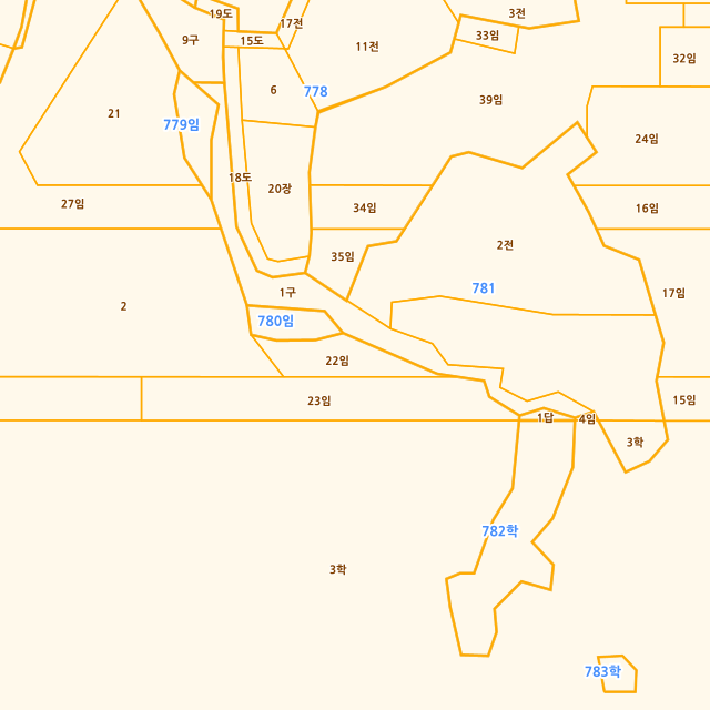 경기도 양주시 은현면 용암리 784-22 지적도