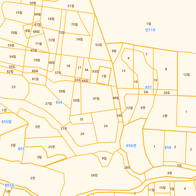 경기도 양평군 용문면 연수리 654-47 지적도