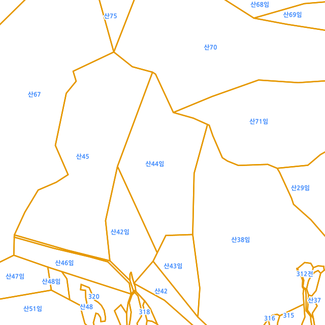 충청북도 충주시 주덕읍 덕련리 산44 지적도