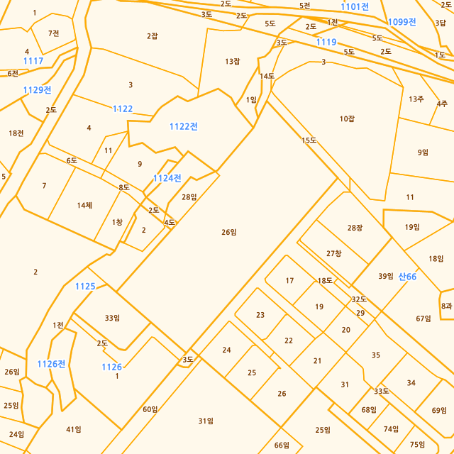 충청북도 제천시 신월동 산66-26 지적도