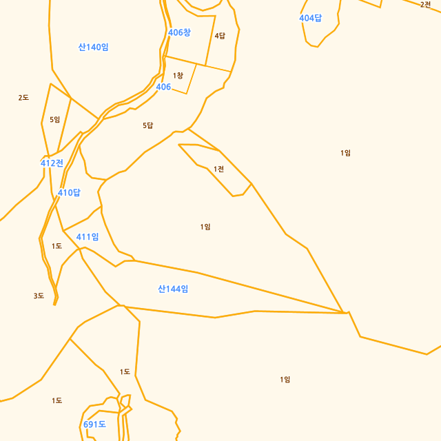 충청북도 제천시 봉양읍 장평리 산145-1 지적도