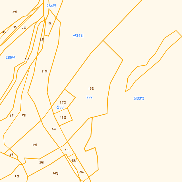 충청북도 제천시 청풍면 도곡리 292-15 지적도