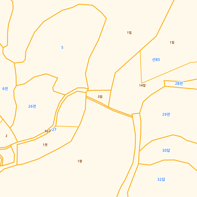 충청북도 음성군 금왕읍 육령리 산81-3 지적도