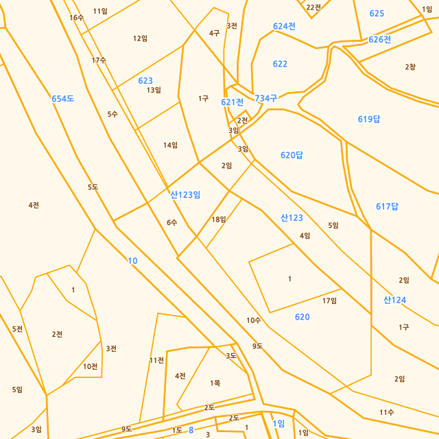 충청남도 당진시 송악읍 중흥리 620-18 지적도