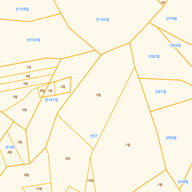 충청남도 당진시 면천면 대치리 산37-2 지적도
