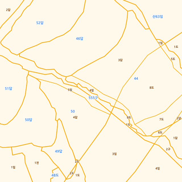 충청남도 부여군 은산면 경둔리 44-4 지적도