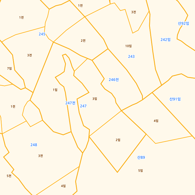 충청남도 예산군 덕산면 대치리 247-3 지적도
