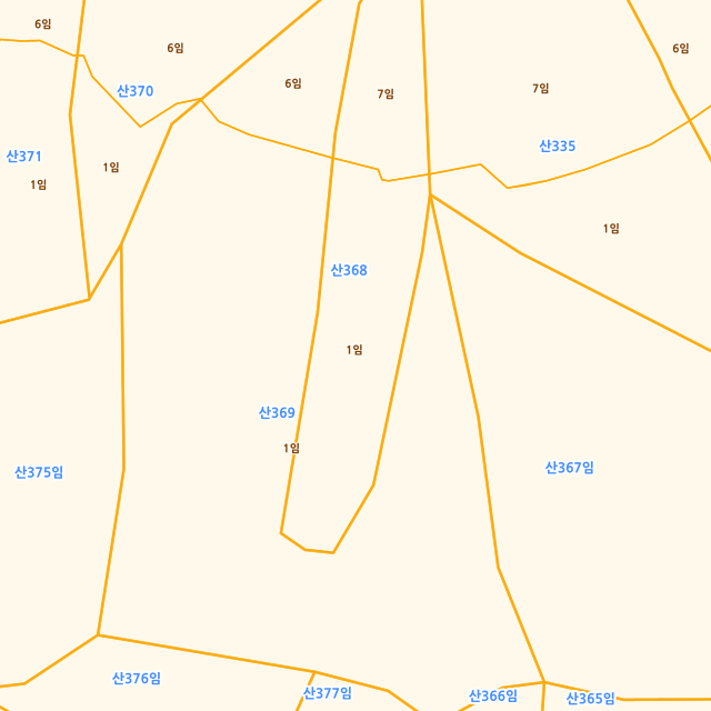 전라남도 강진군 작천면 갈동리 산368-1 지적도