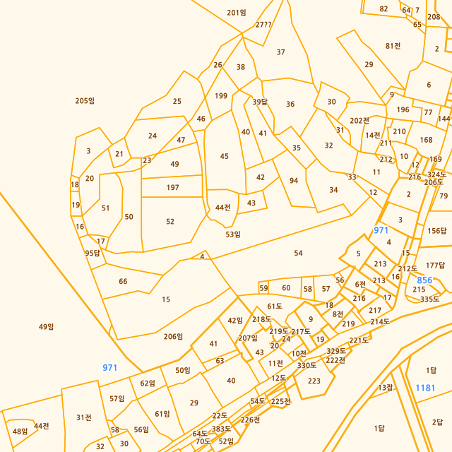 전라남도 영광군 염산면 봉남리 856-53 지적도