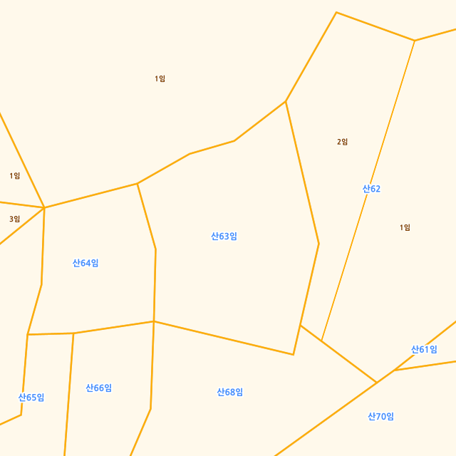 경상북도 경주시 외동읍 모화리 산63 지적도