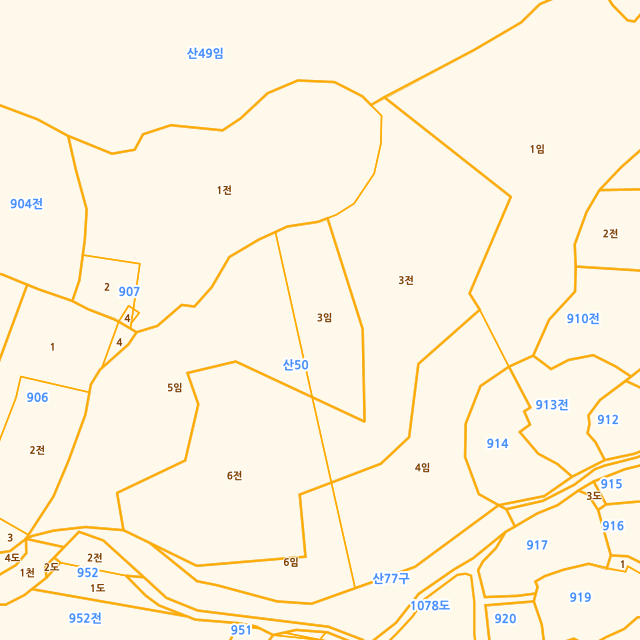 경상북도 김천시 지좌동 산50-3 지적도