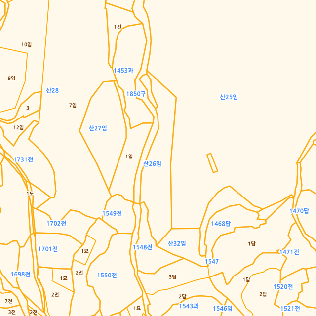 경상북도 김천시 양천동 산26 지적도