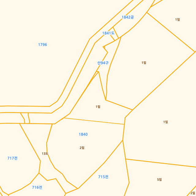 경상북도 구미시 고아읍 문성리 1840-1 지적도