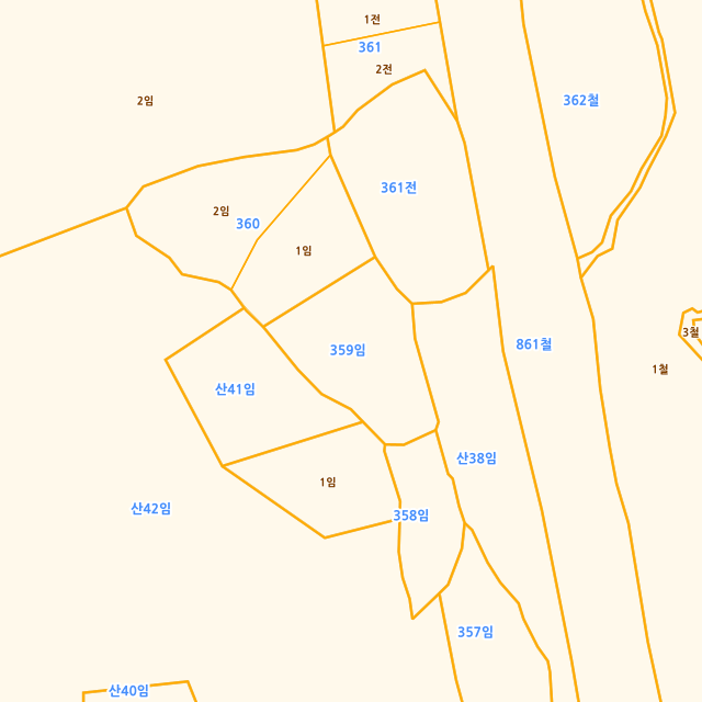 경상북도 경산시 남천면 삼성리 359 지적도