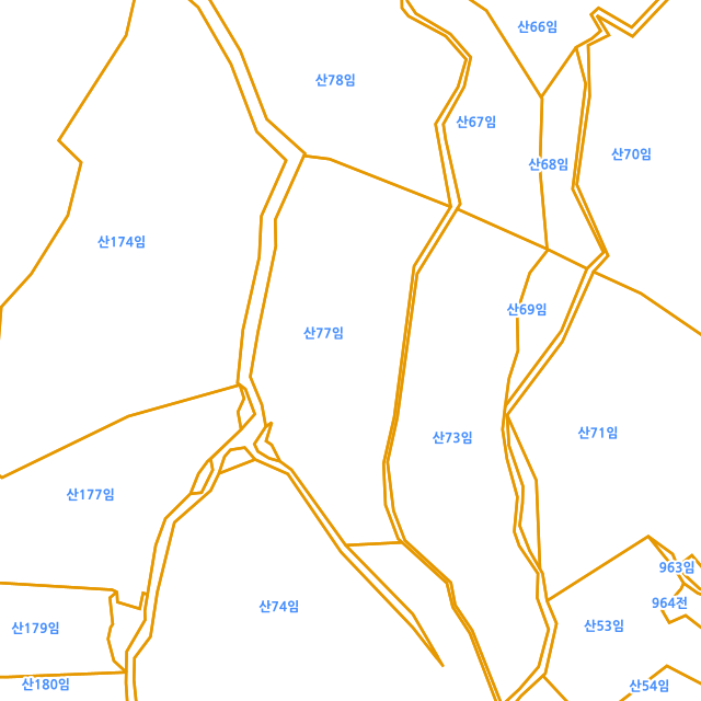 경상북도 울진군 매화면 신흥리 산77 지적도