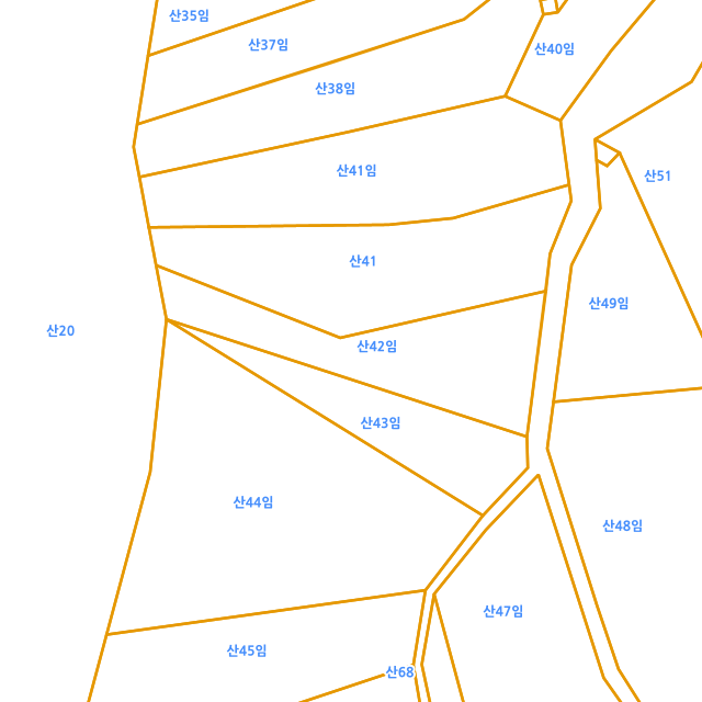경상남도 창원시 성산구 상복동 산42 지적도