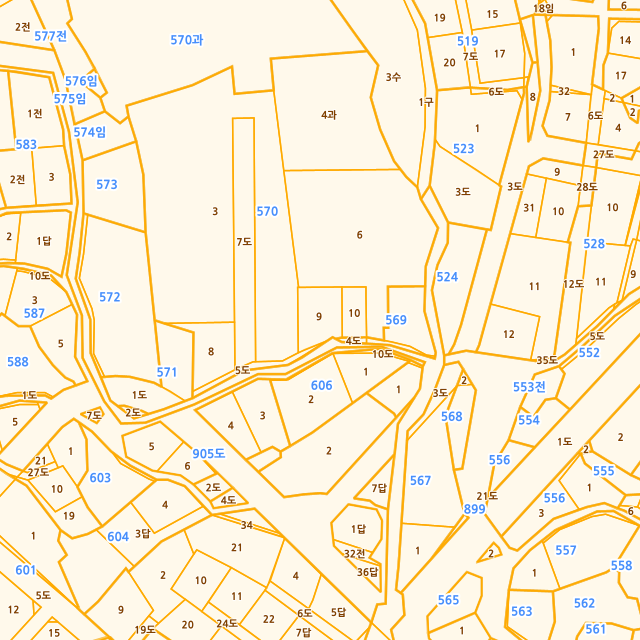 경상남도 진주시 선학산길29번길 7-4 지적도