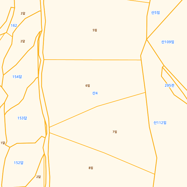 경상남도 진주시 미천면 반지리 산4-6 지적도