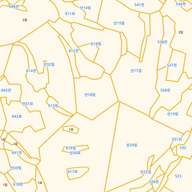 경상남도 김해시 이동 산18 지적도