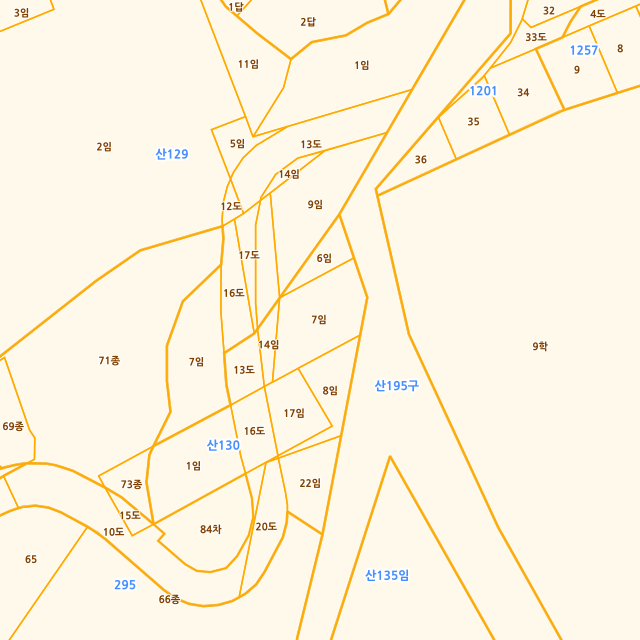 경상남도 거제시 아주동 산130-7 지적도