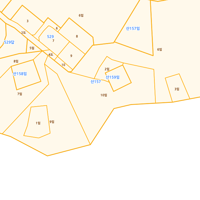 경상남도 거제시 거제면 법동리 산157-10 지적도