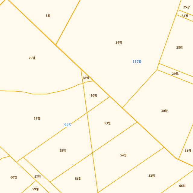 경상남도 양산시 주남동 925-50 지적도