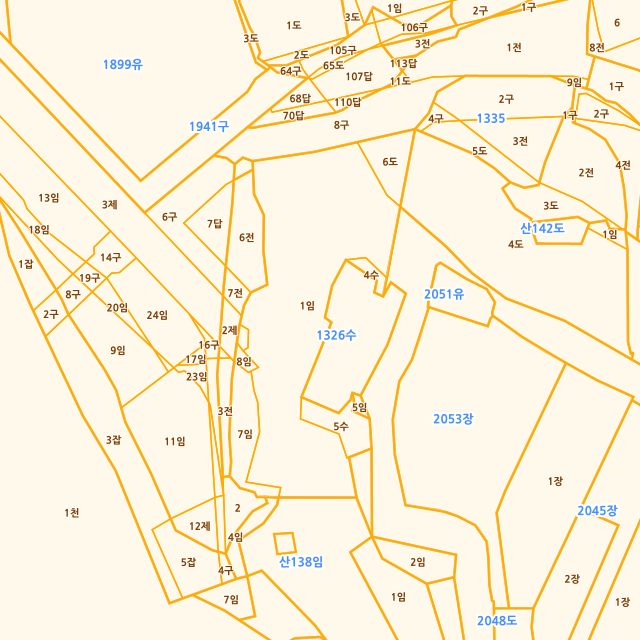 경상남도 함안군 군북면 월촌리 산140-1 지적도