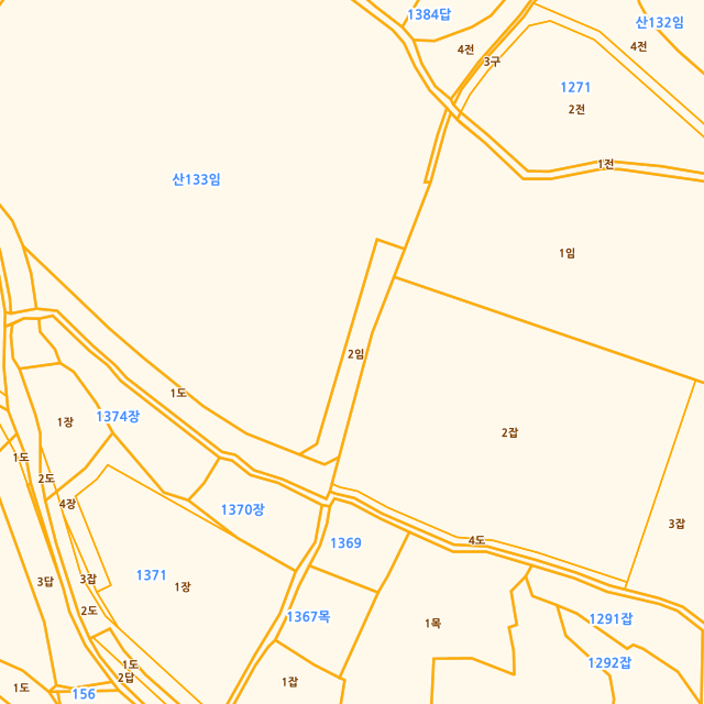 경상남도 창녕군 영산면 신제리 산133-2 지적도