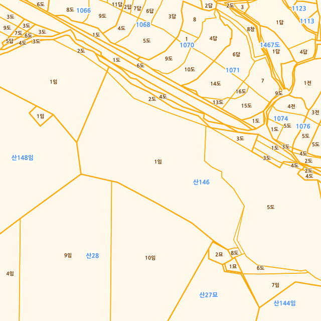 경상남도 하동군 금남면 덕천리 산146-1 지적도