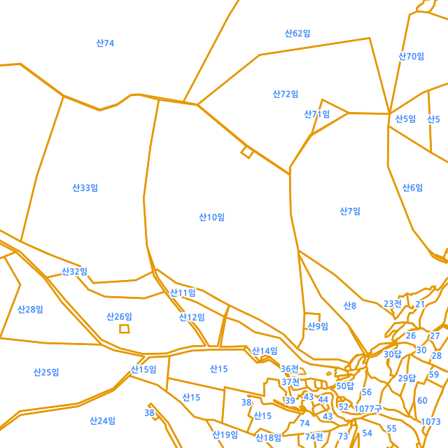경상남도 하동군 옥종면 두양리 산10 지적도