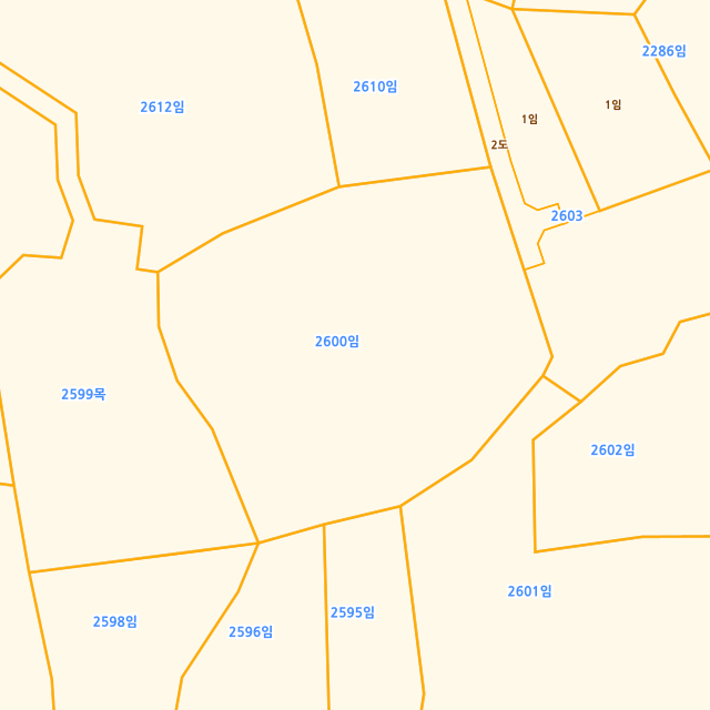 제주특별자치도 서귀포시 성산읍 난산리 2600 지적도